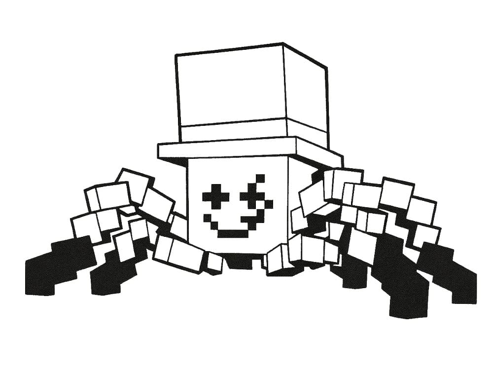 Målarbild SpyderSammy Steal a Brainrot