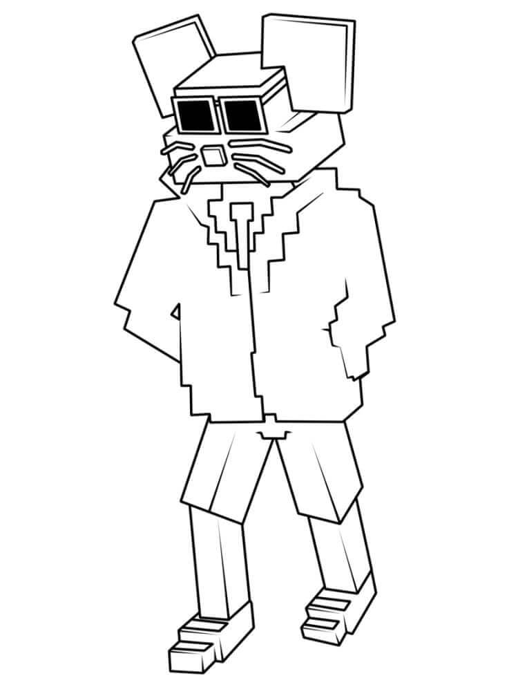 Målarbild Tim Cheese från Steal a Brainrot