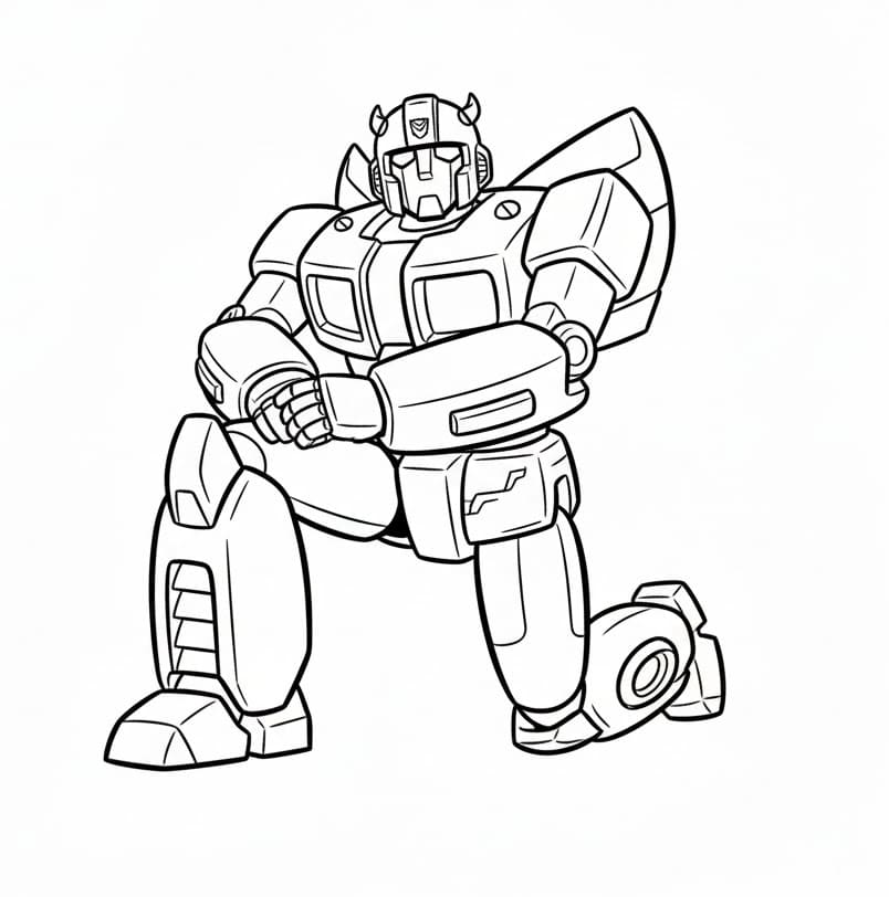 Målarbild Trevlig Bumblebee