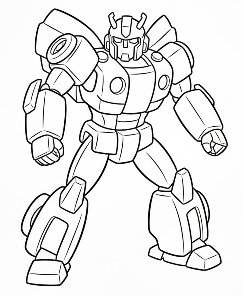 Målarbild Utskrivbar Bumblebee