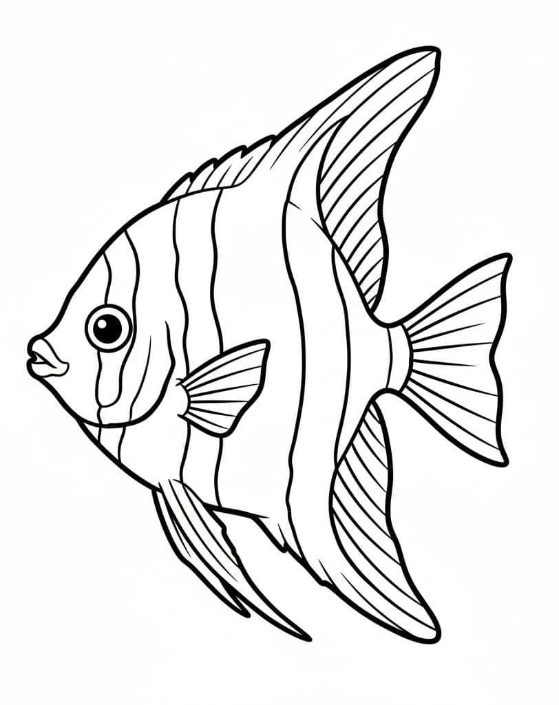 Målarbilder Ängelfisk