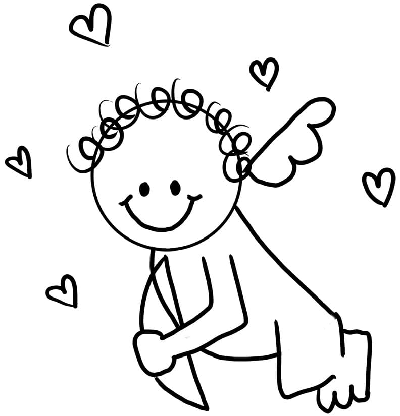 Målarbild Cupid 1