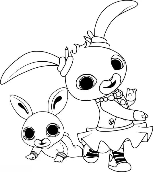 Målarbild Gratis Bing Kanin