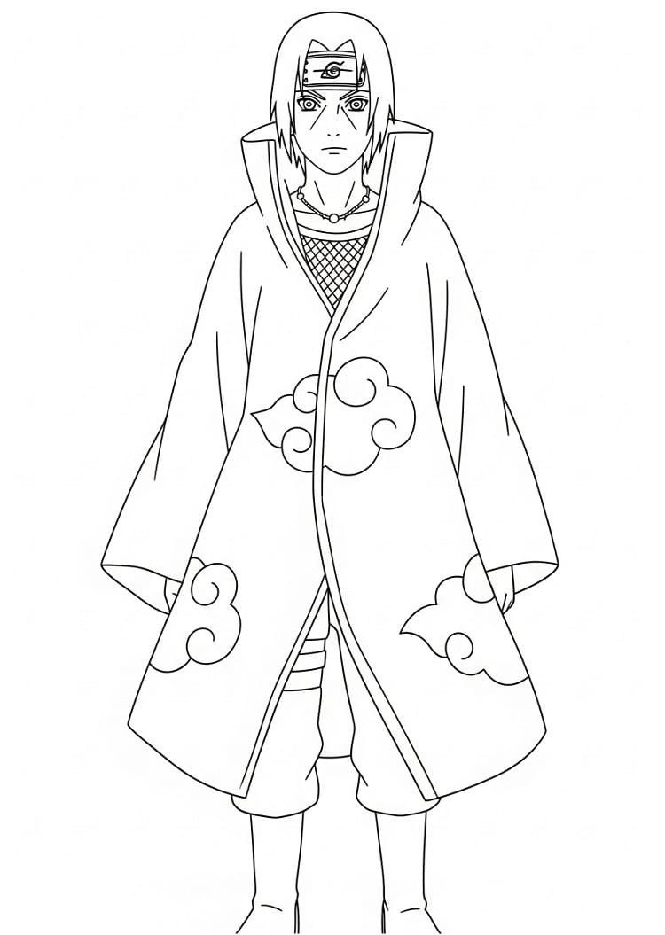 Målarbild Gratis Itachi