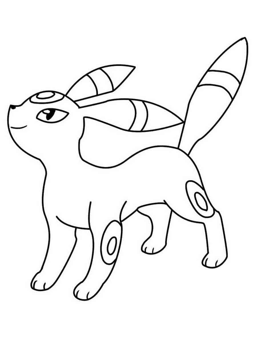 Målarbild Härlig Umbreon