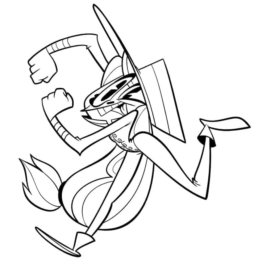 Målarbild Hazbin Hotel 4