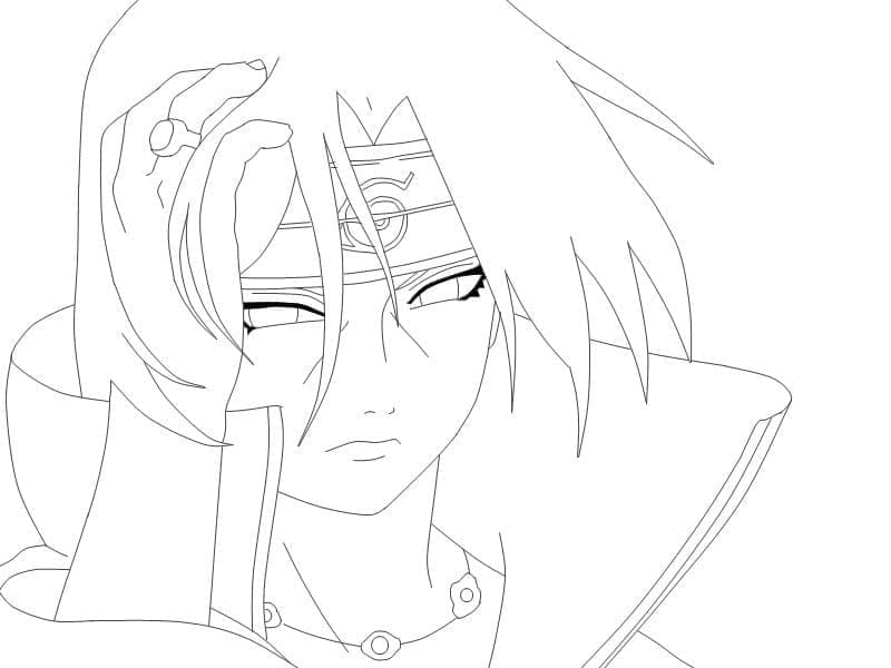 Målarbild Itachi 2