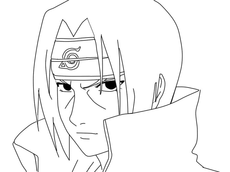 Målarbild Itachi 3