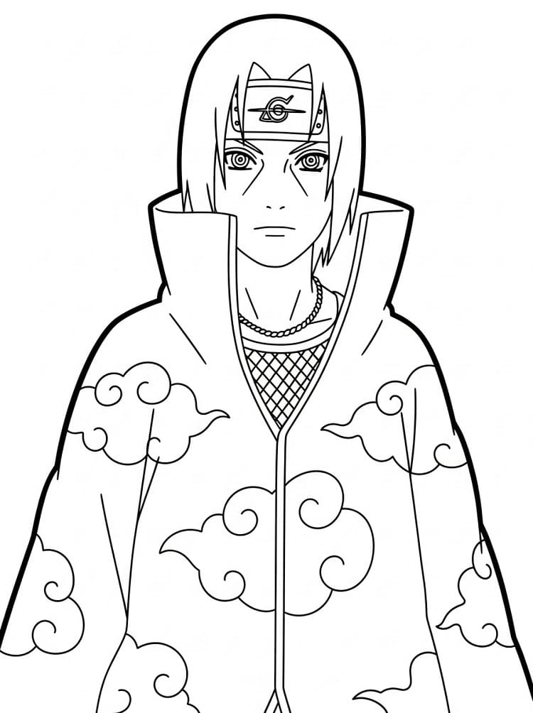 Målarbilder Itachi Uchiha