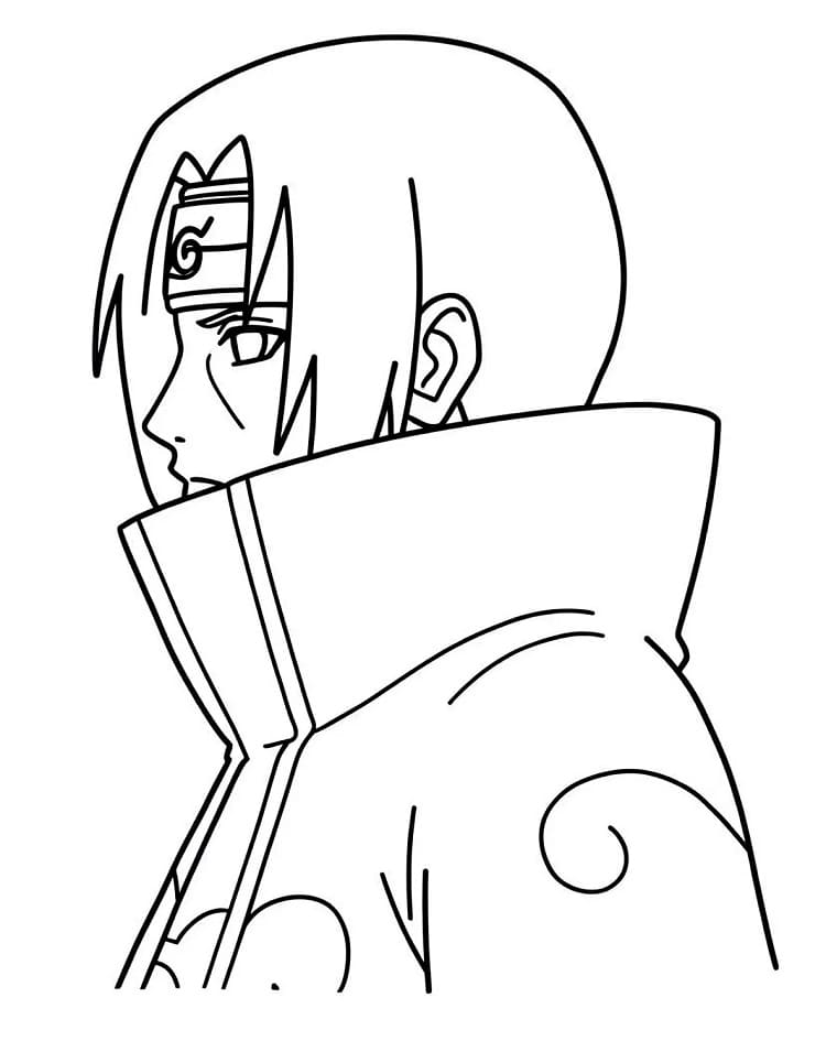 Målarbild Itachi Gratis