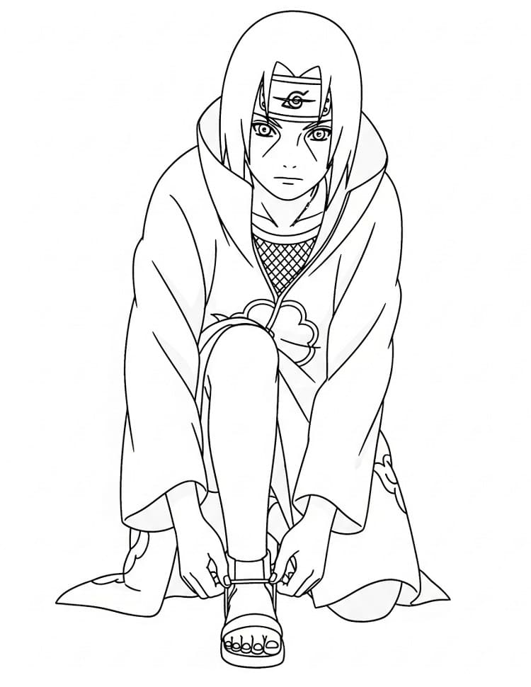 Målarbild Itachi för Barn