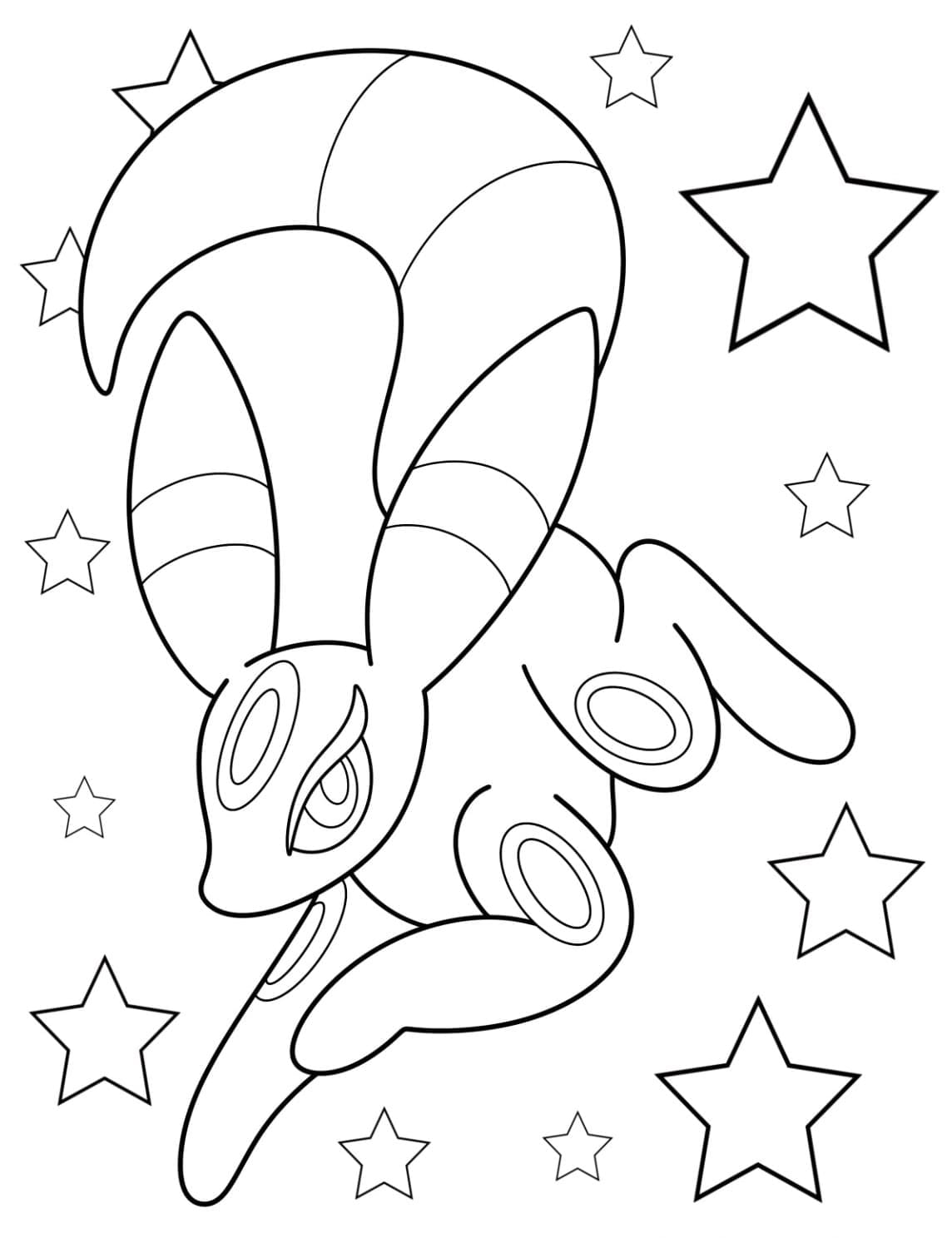 Målarbild Umbreon för Barn