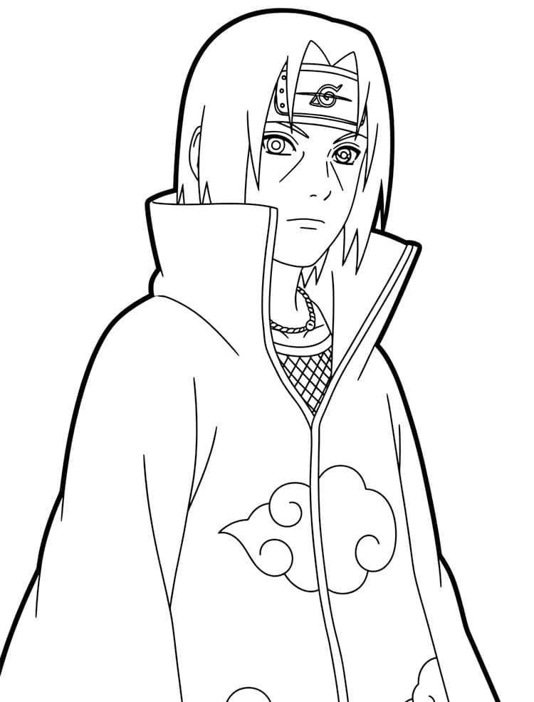 Målarbild Utskrivbar Itachi