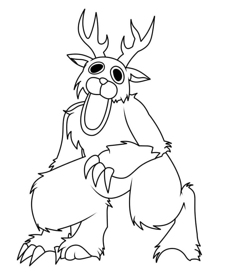 Målarbild 99 Nätter i Skogen Gratis Utskrivbar för Barn