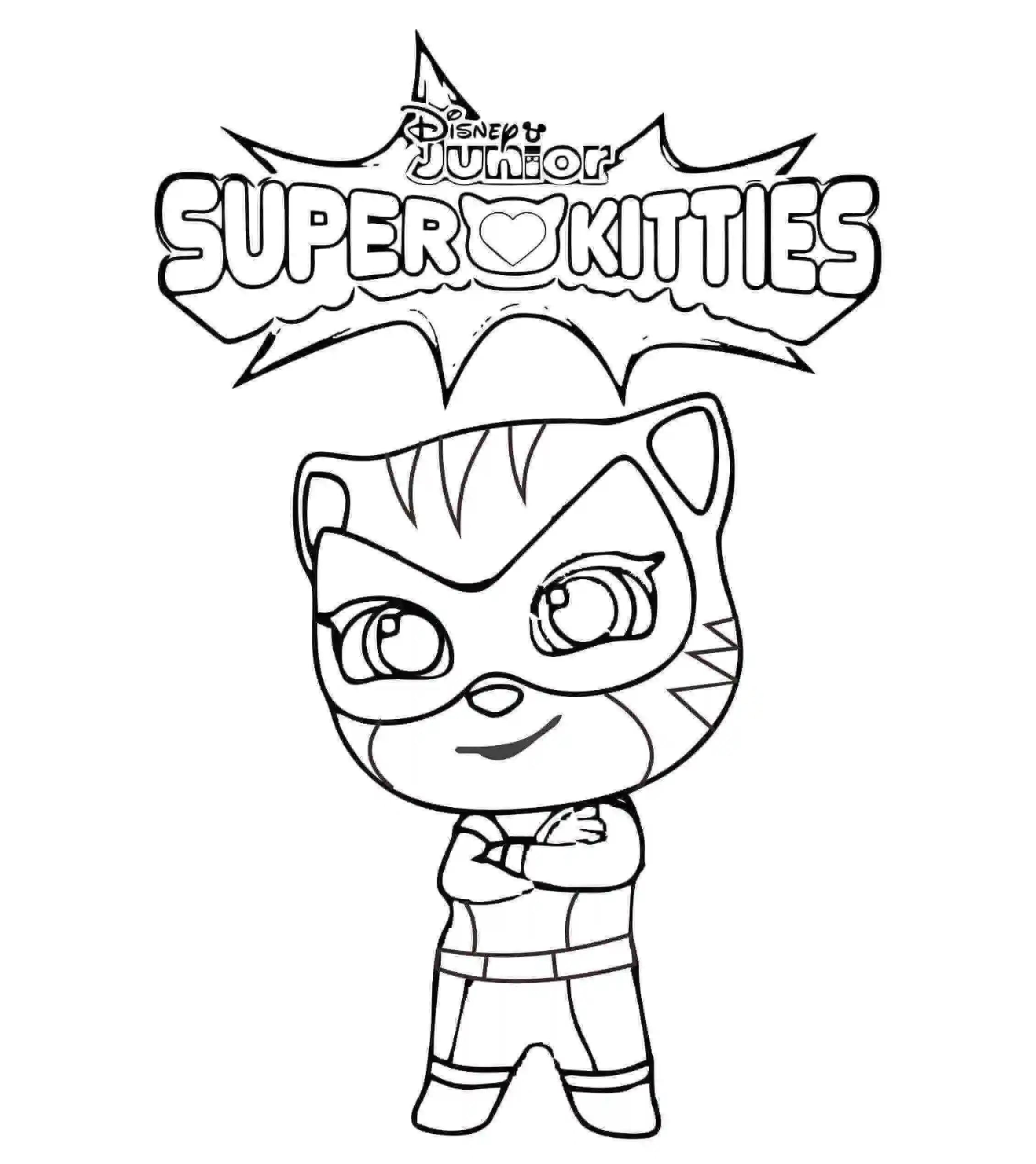 Målarbild Ginny Superkattungar