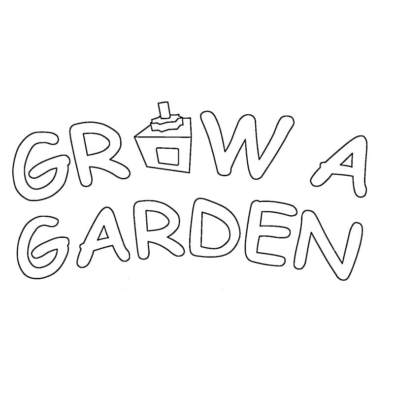 Målarbild Gratis Utskrivbar Grow a Garden