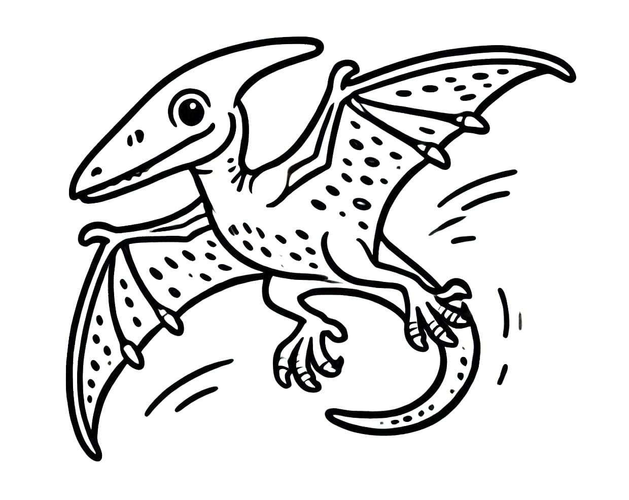 Målarbild Pterodactyl 2
