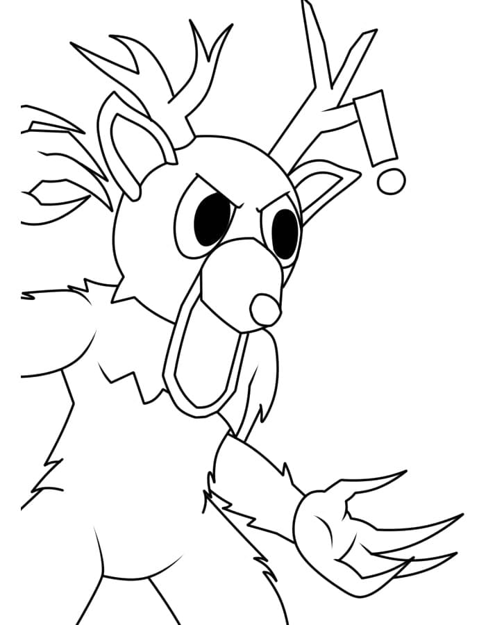 Målarbild Rådjur från 99 Nätter i Skogen