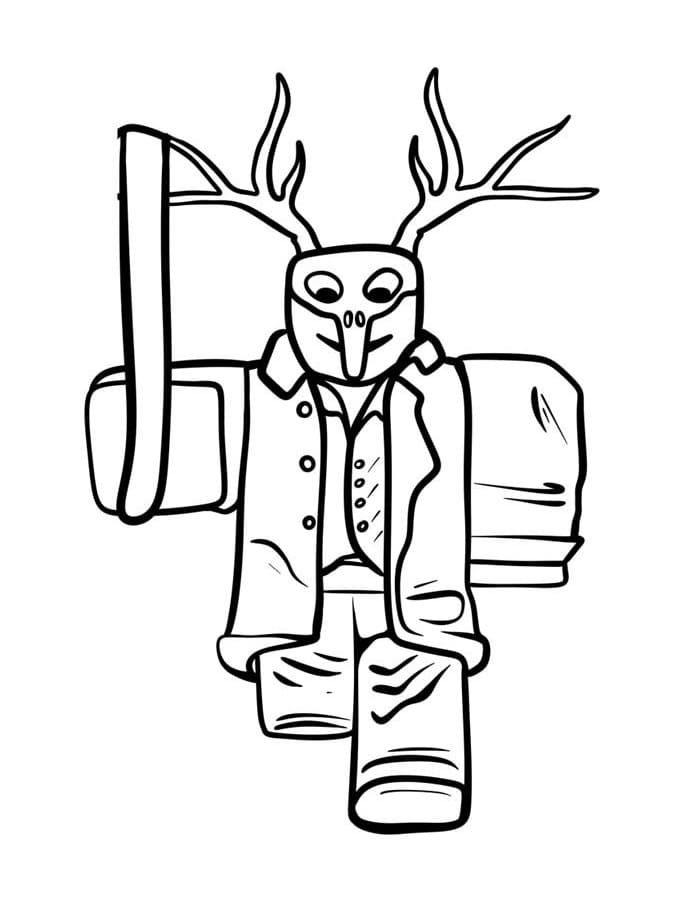 Målarbild Roblox 99 Nätter i Skogen