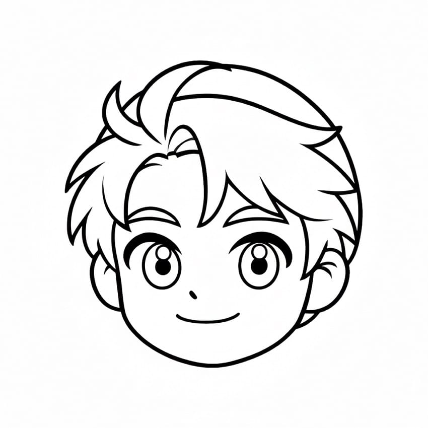 Målarbild Abby Saja Chibi