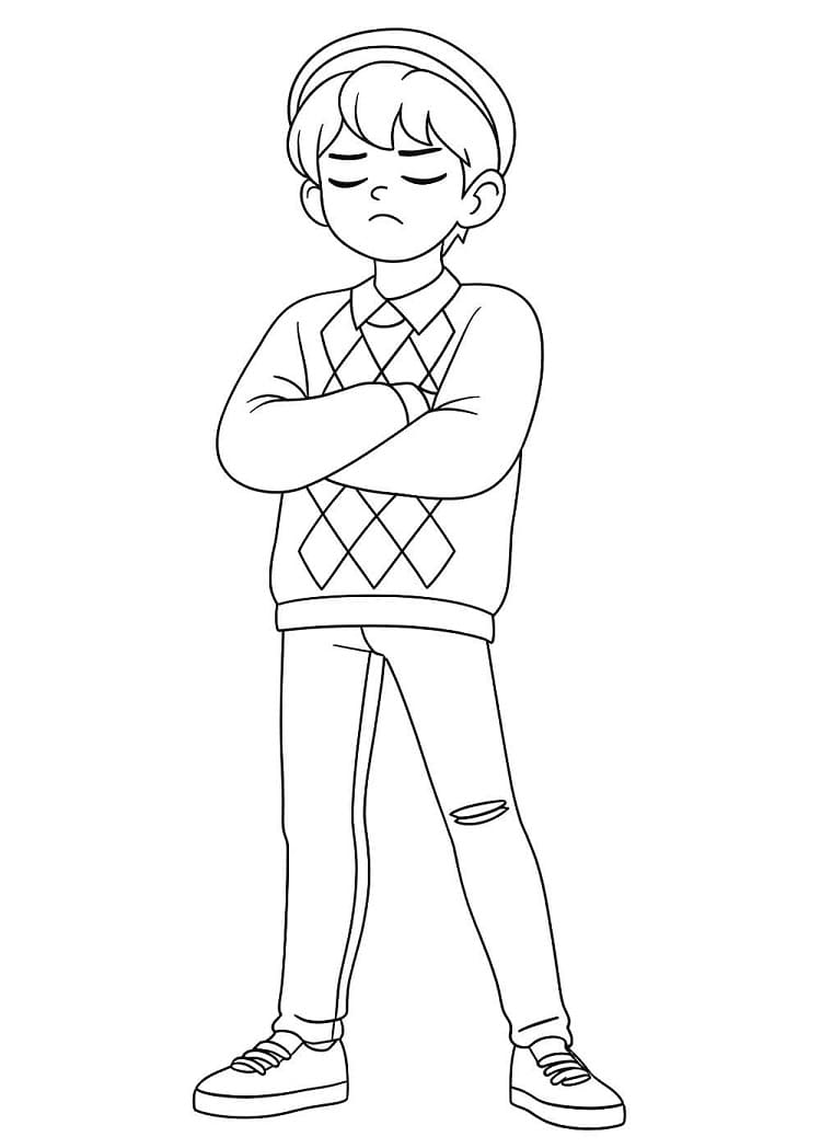 Målarbild Baby från Saja Boys