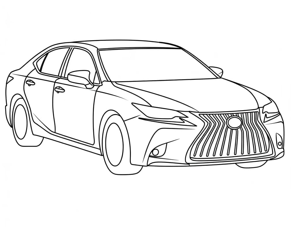 Målarbild En Fin Lexus