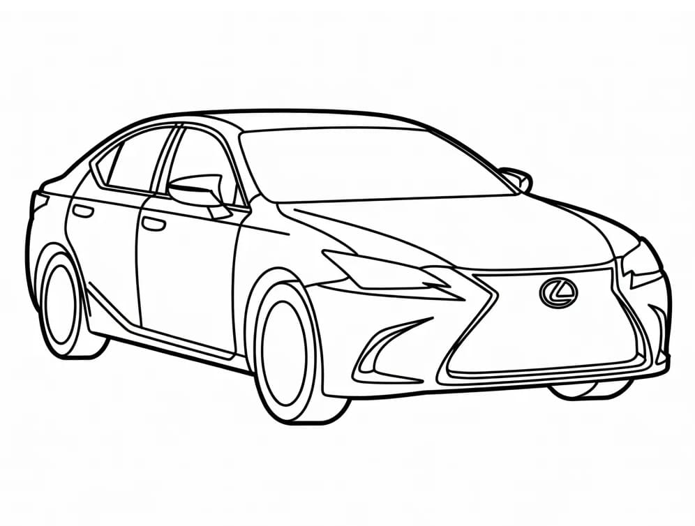 Målarbild Enkel Lexus