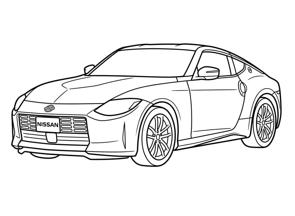 Målarbild Enkel Nissan