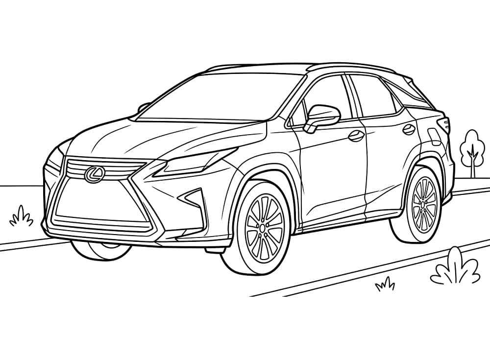 Målarbild Fantastisk Lexus