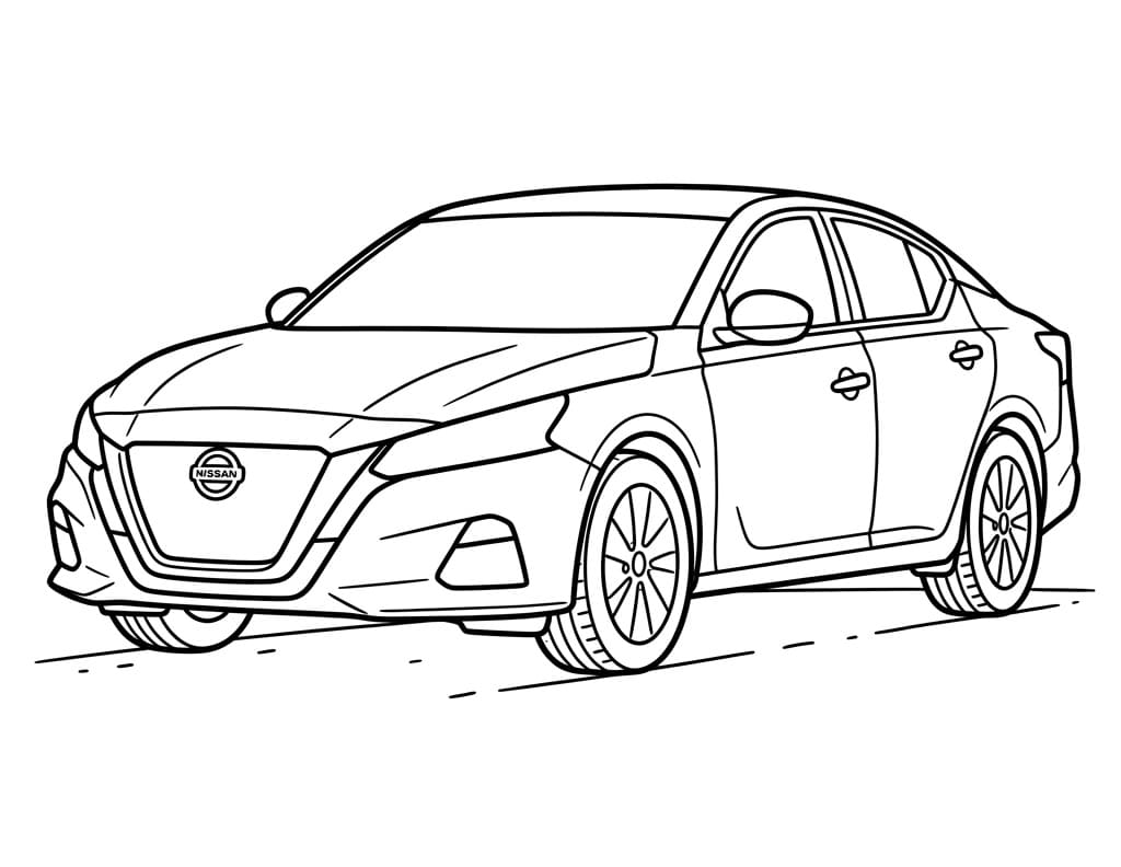 Målarbild Fantastisk Nissan