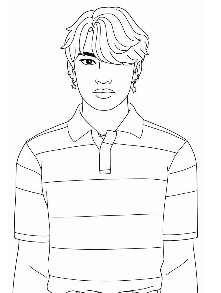 Målarbild KPop Demon Hunters Saja Boys