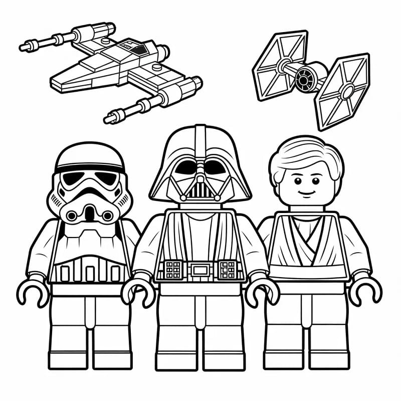 Målarbilder Lego Star Wars
