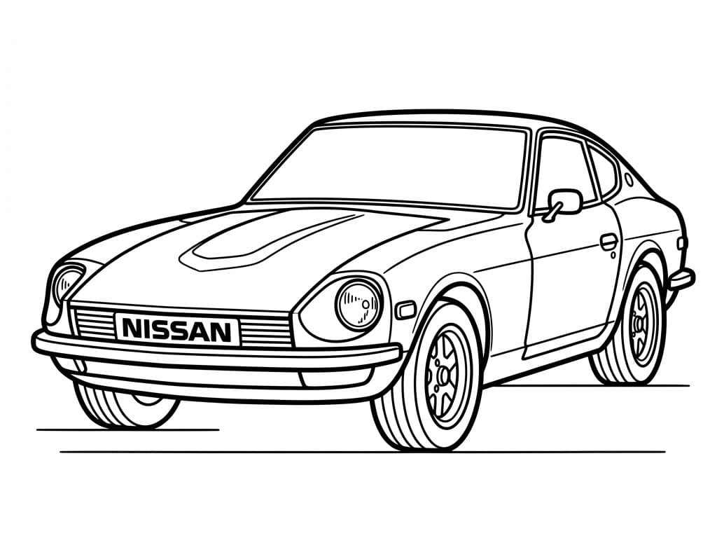 Målarbild Klassisk Nissan