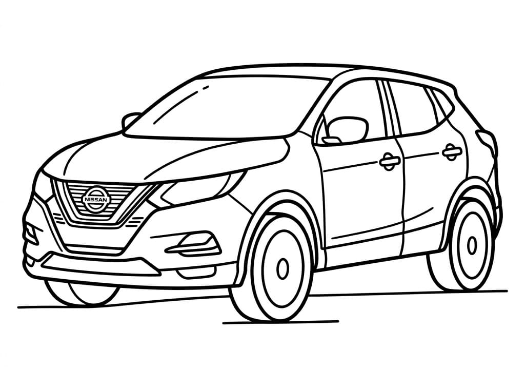 Målarbild Köra Nissan