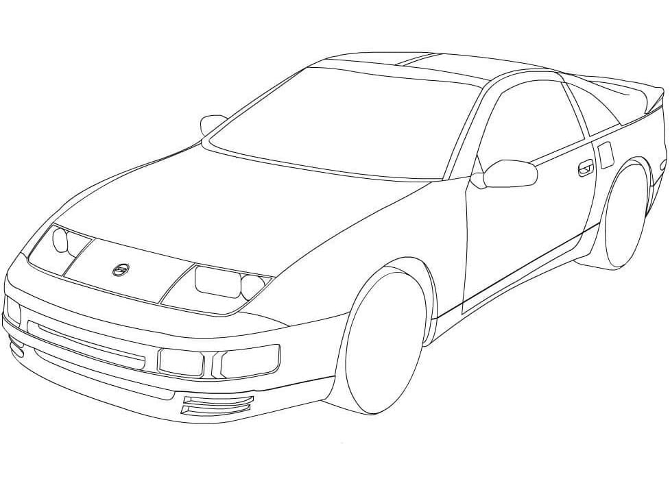 Målarbild Nissan 300ZX