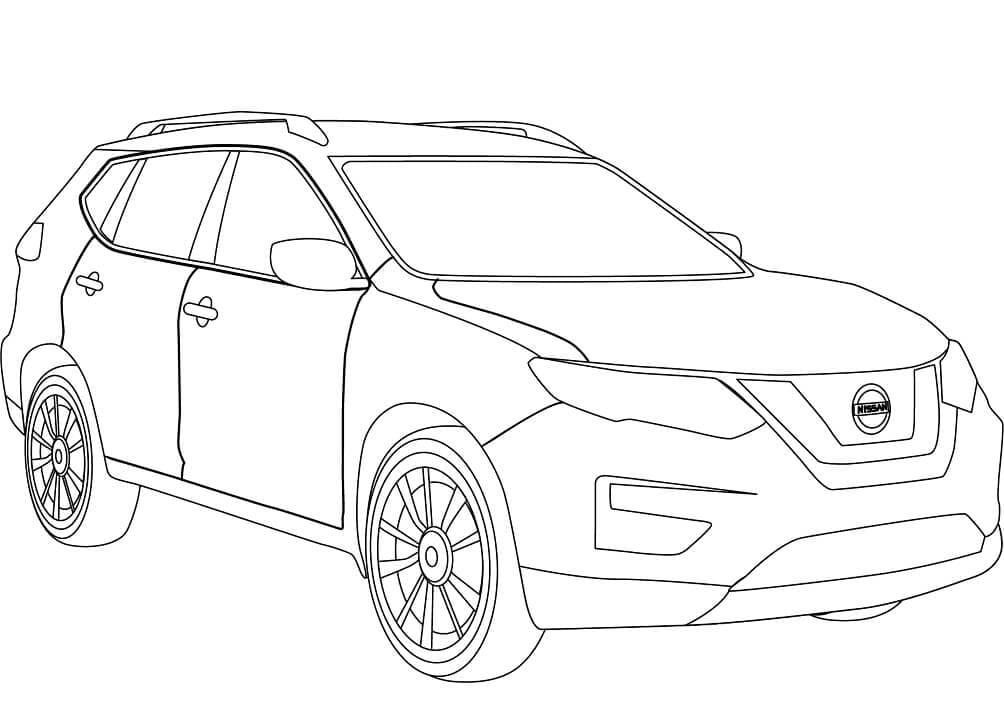 Målarbild Nissan Rouge