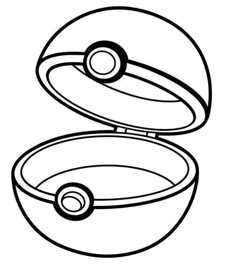Målarbild Öppen Pokéboll