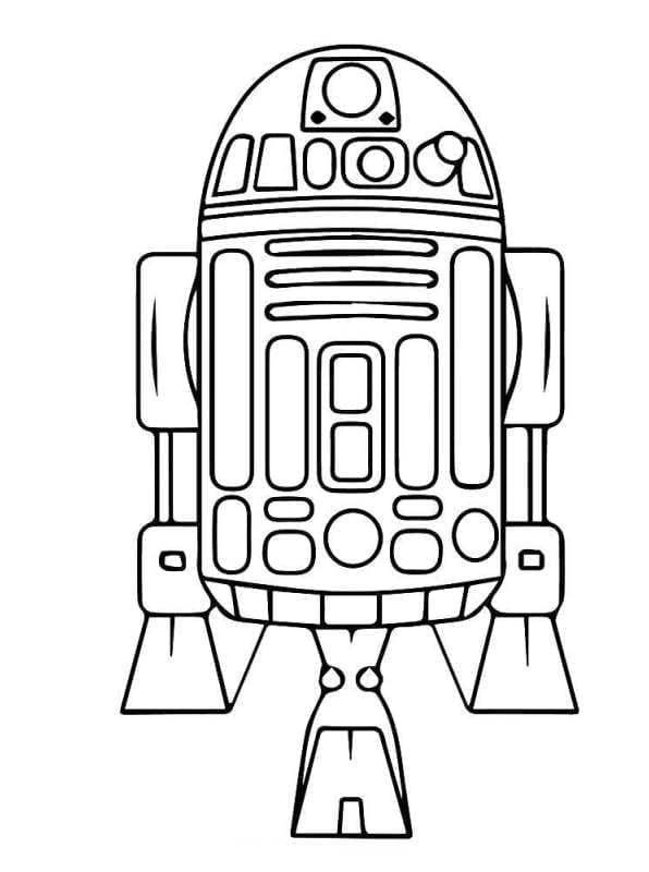 Målarbild R2-D2 Lego Star Wars