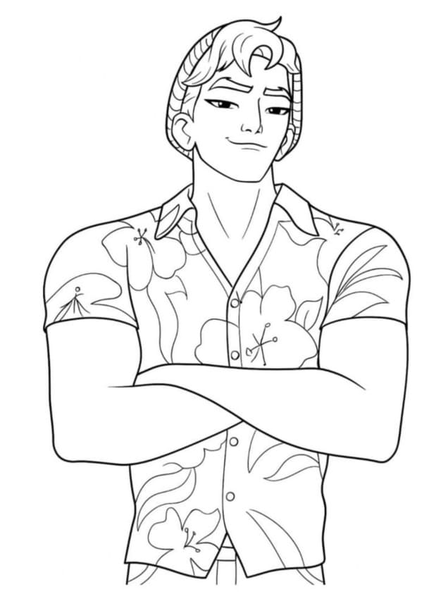 Målarbild Saja Boys Abby