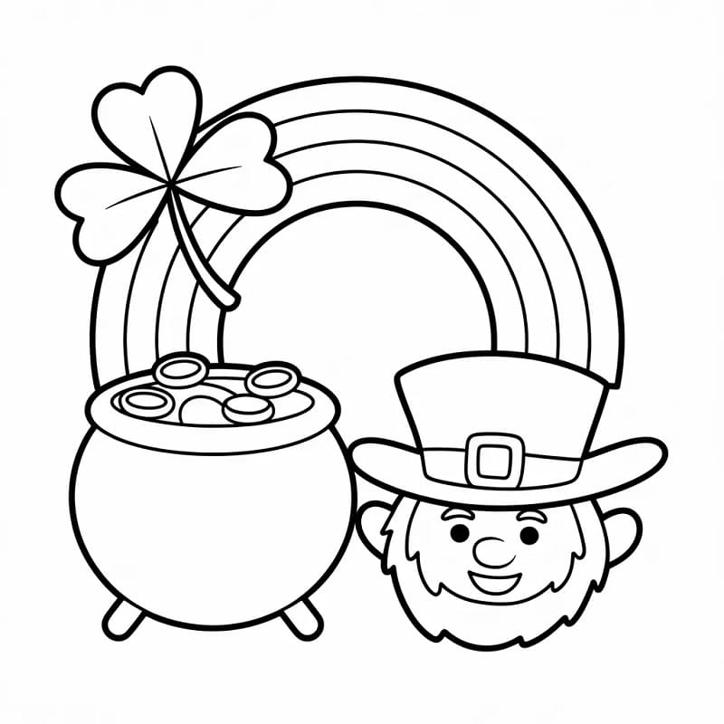 Målarbilder St Patrick’s Day