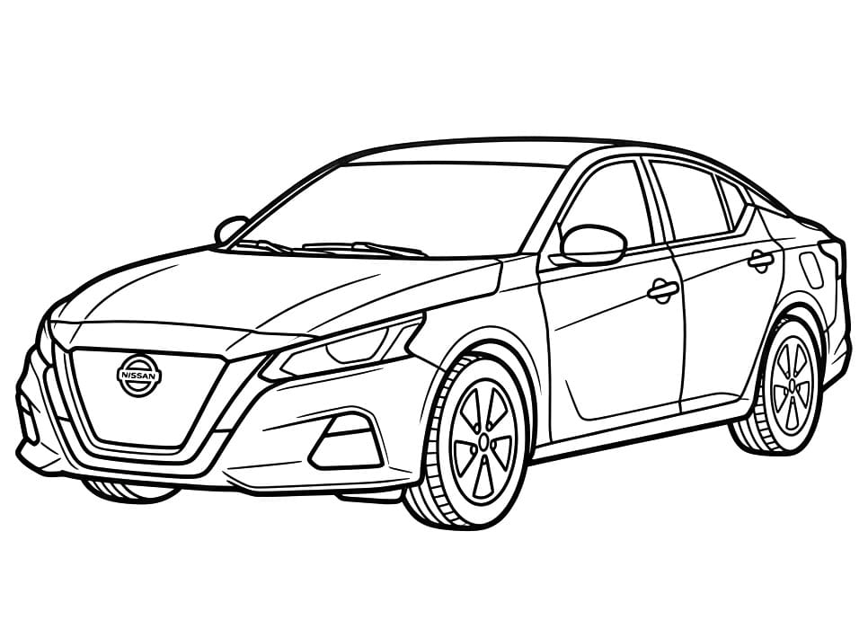 Målarbild Vanlig Nissan