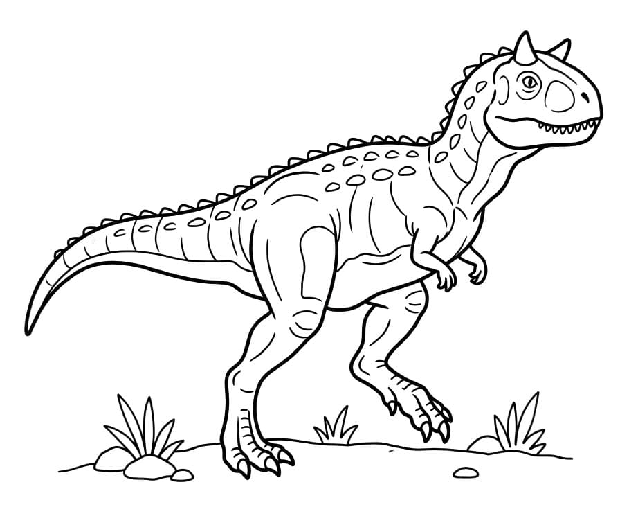 Målarbild Normal Carnotaurus