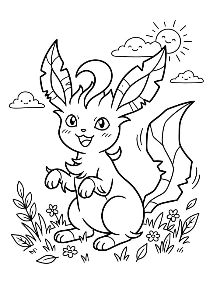 Målarbilder Leafeon