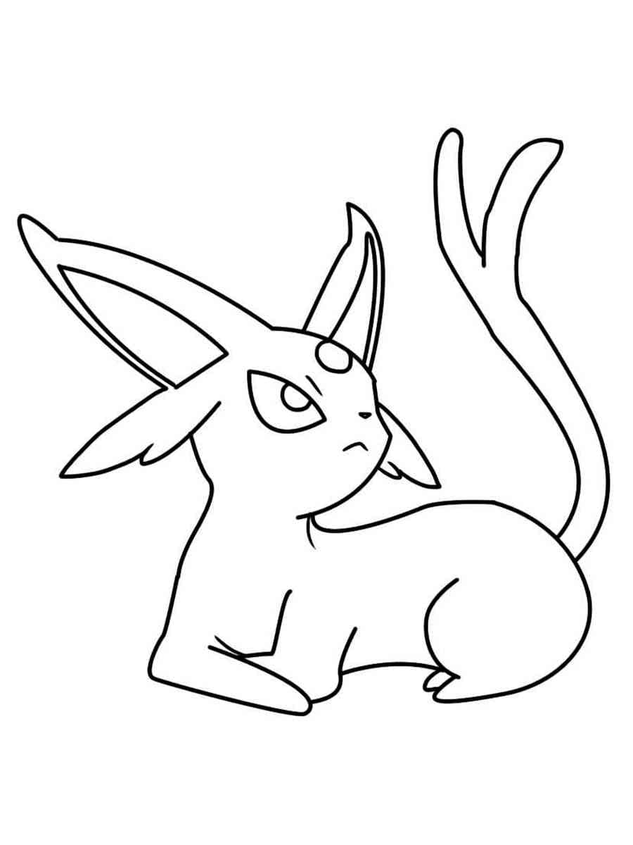 Målarbild Cool Espeon