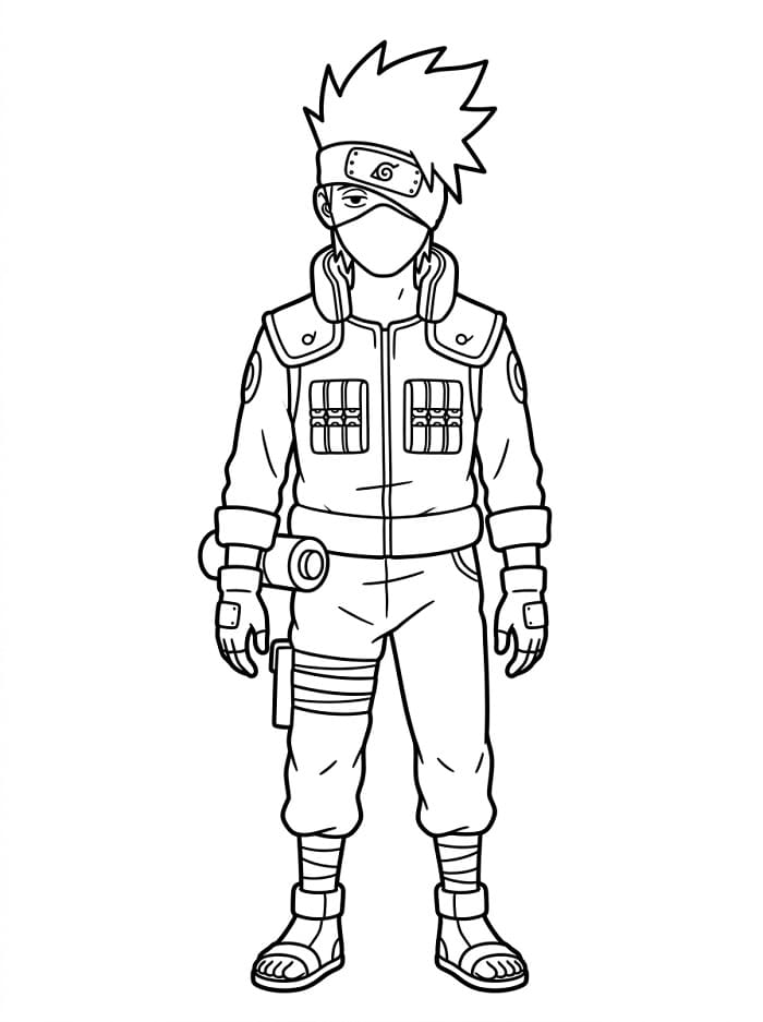 Målarbilder Kakashi Hatake
