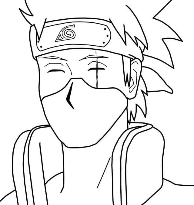 Målarbild Enastående Kakashi Hatake
