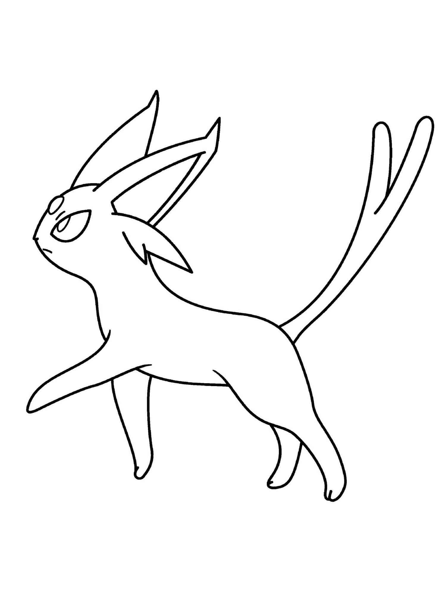 Målarbild Gratis Espeon