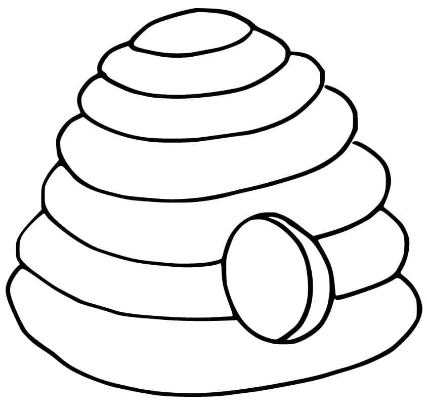 Målarbild Gratis bikupa