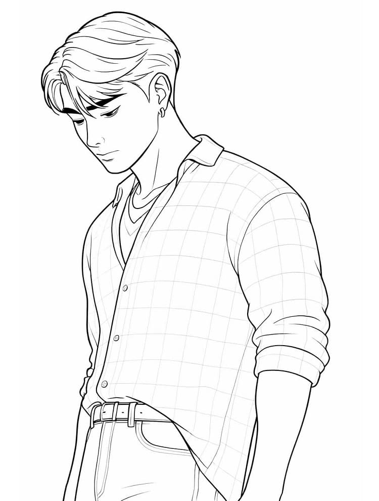Målarbild Jinu KPop Demon Hunters