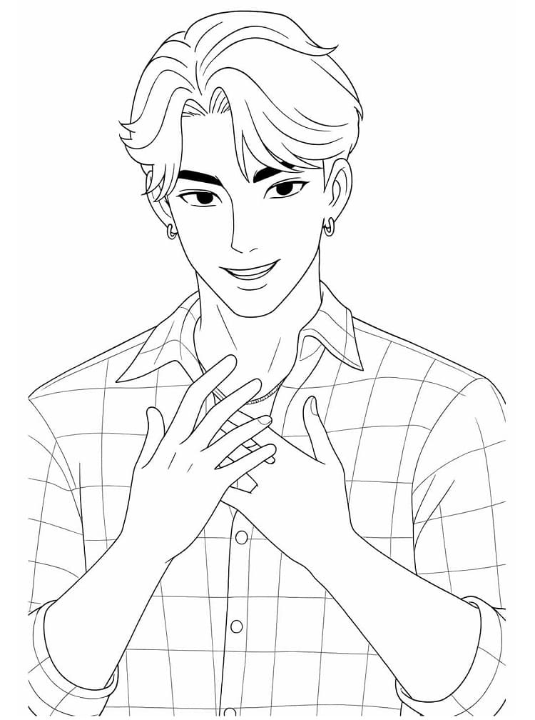 Målarbild KPop Demon Hunters Jinu